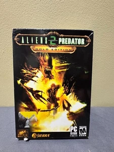 Aliens Vs Predator 2 Gold Edition & Primal Hunt Expansion Complete PC Sierra - Picture 1 of 6