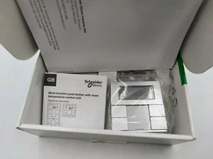 Schneider MTN623260 Multifunktionstaster, 2-fach m. Raumtemperaturregelung - Bild 1 von 3