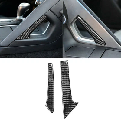 Ajuste Chevrolet Corvette C7 2014-2019 fibra de carbono manija central cubierta lateral embellecedor Foto 1 de 4