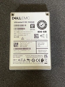 OYVT59 Dell 800 GB SAS 12 Gb/s uso misto SSD 2,5"" 0H07XR WUSTR6480ASS200 - Foto 1 di 2