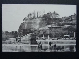 Devon DAWLISH Lea Mount from the Sea - Old Postcard by Chapman & Son - Picture 1 of 2