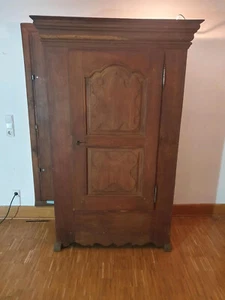 antiker Schrank Kleiderschrank Dielenschrank Eiche Kommode Antikmöbel Antiquität - Bild 1 von 12