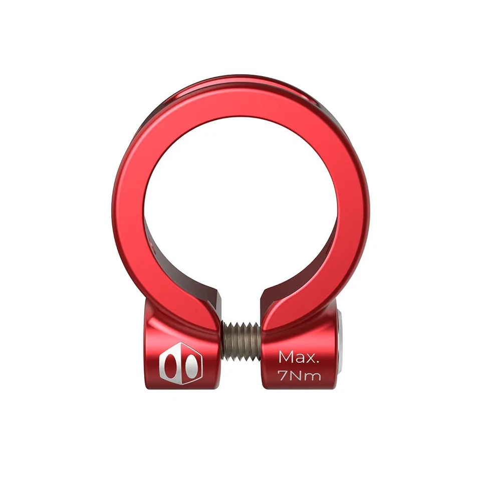 CAJA UNO BMX ABRAZADERA TIJA DE SILLÍN FIJA 25,4mm ROJO Foto 1 de 1