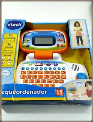 vtech Kinder Lerncomputer Computer Zahlen Wörter PC Spanische Version 155422 - Bild 1 von 4
