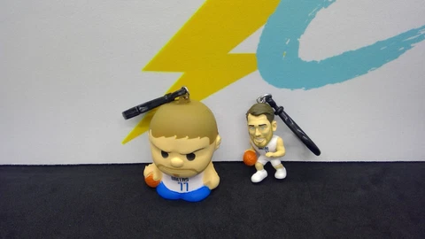 Luka Doncic Teeny Mites Foam stress ball and keychain statue Cover