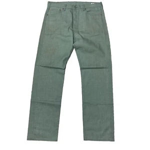 Levi's 501 Light Green Size 36x34 501-2230 White Oak Cone Denim Button Fly NWOT - Picture 1 of 11