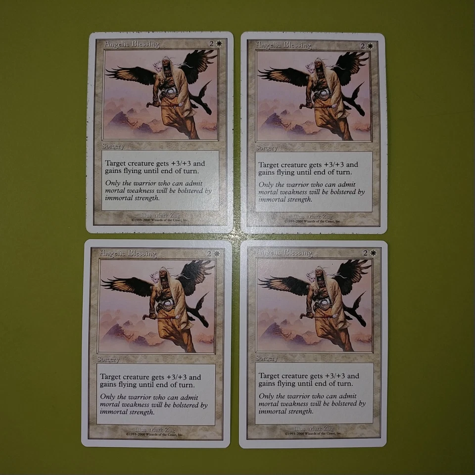 Angelic Blessing x4 Starter 2000 4x Playset Magic the Gathering MTG - Image 1 of 1