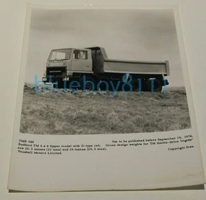 1974 Bedford TM 6x4 Tipper Truck Press Photo 8 x 6 inches - Picture 1 of 3