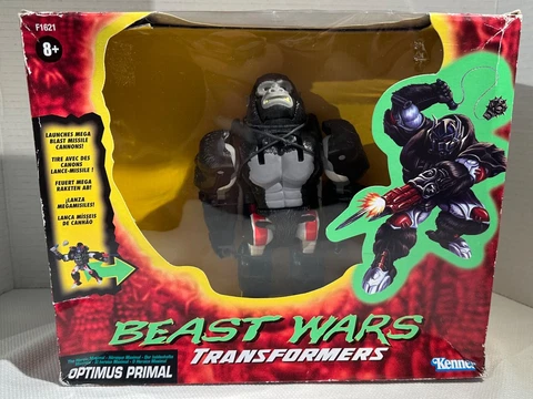 Transformers Beast Wars OPTIMUS PRIMAL  Kenner 2021 Reissue Action Figure Cover