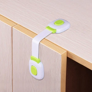 1 Piece Baby Safety Lock Drawer Child Safety Cabinet Locks Adhesive Door Lat _in - Picture 1 of 12