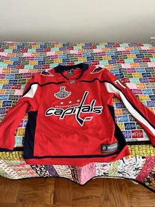 Authentic Fanatics Washington Capitals Hockey 2018 Stanley Cup Men’s Jersey - Picture 1 of 3