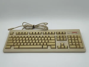 ✅📸Vintage Compaq PS/2 Computer RT101 Keyboard Works Great PN120375-001 Rare📏👀 - Picture 1 of 19