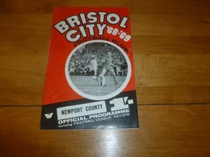 Programa BRISTOL CITY - 1968/1969 Temporada - No 1 - Fecha 14/08/1968 v Newport - Imagen 1 de 6