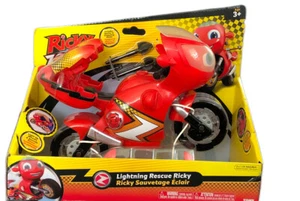 Rescue Motorbike Toy for Kids | Red Cartoon Motorcycle | Toddler Gift Age 3+ - Picture 1 of 5