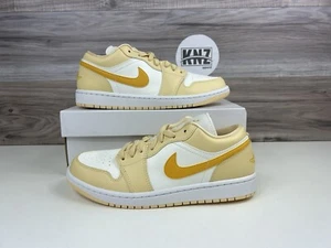 Nike Air Jordan 1 Low Women's Yellow Ochre Vanilla White (DC0774 170) Multi Size - Picture 1 of 10
