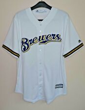Authentic Majestic Milwaukee Brewers Cool Base Jersey Medium BNIB MLB Official