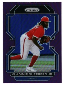 2022 - PRIZM # 76 - VLADIMIR GUERRERO, Jr. - PURPLE PRIZM  - TORONTO BLUE JAYS - Picture 1 of 2