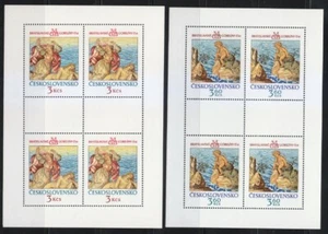 Tschechoslowakei 1976 KLB MNH Mi 2319-2320 Englische Wandteppiche in Bratisla... - Picture 1 of 2