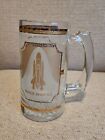 NASA Kennedy Space Center Shuttle Beer Glass Stein Mug Culver 22k Gold Vintage