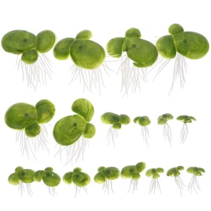 18 Pcs Imitation Plants Pond Floating Decorative Aquatic Aquarium Fake Duckweed - Picture 1 of 12
