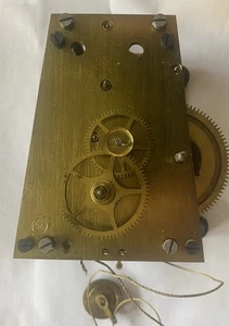 Seth Thomas No 2 Regulator Movement, Weight, pendulum & key complete c.1941 READ - Picture 1 of 22