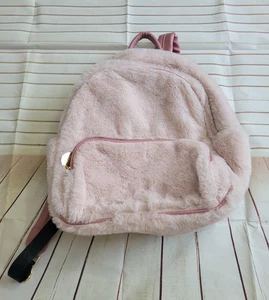 Betsey Johnson Rucksack rosa Fell mit Anhänger - Bild 1 von 9