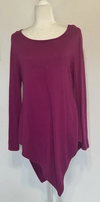 Suéter Asimétrico Tejido Mezcla Cachemira Angora Lana Surroundings Talla M Foto 1 de 4