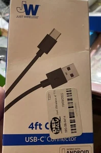 Universal USB-C Charging Cable 4ft Just Wireless Android - Picture 1 of 2