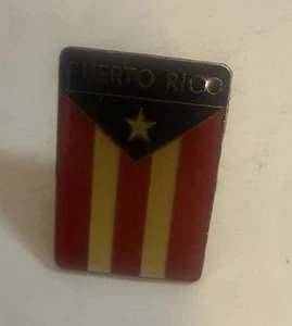 Pin de solapa bandera PUERTO RICO vintage - rectángulo - Imagen 1 de 5