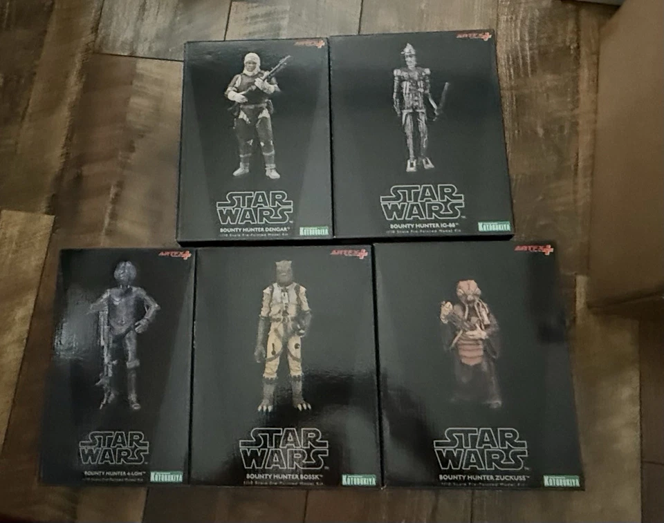 Kotobukiya ArtFX + Star Wars Bounty Hunters Set + Boba Fett construir una figura Foto 1 de 1