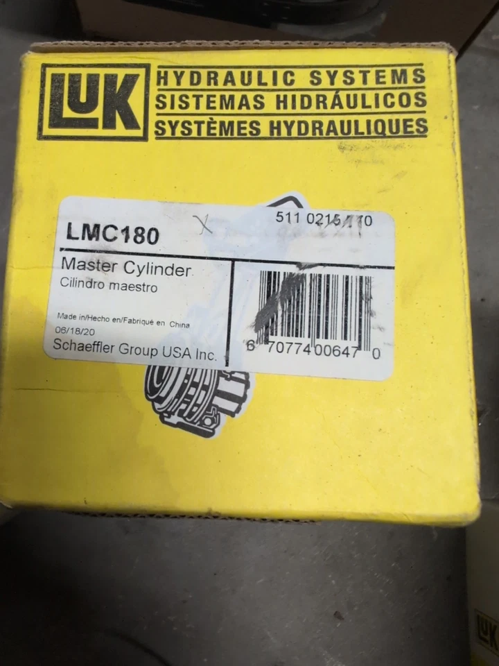 Cilindro maestro de embrague LuK LMC180 para Ford Ranger 1992 Foto 1 de 1