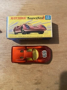 Matchbox Lesney Superfast 68 Porsche 910 in original box - Picture 1 of 6