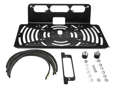 Barra de luz y montaje de antena sin taladro de metal TORQUE Ford F-150 F-250-550 negro Foto 1 de 4