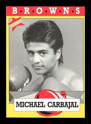 1993 Brown's Boxing card 9 Michael Carbajal NM to NMMT BXCP55 - Image 1 of 2