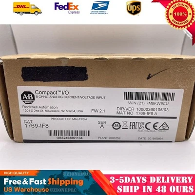 Allen-Bradley 1769-IF8 CompactLogix 8 Pt Analog Input Module - Image 1 of 4