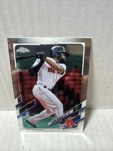 Tarjetas de béisbol 2021 Topps cromadas #161 Jackie Bradley Jr. Boston Red Sox MLB - Imagen 1 de 2