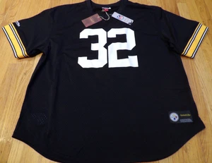 MITCHELL & NESS NFL PITTSBURGH STEELERS FRANCO HARRIS BLACK MESH JERSEY 3XLB - Picture 1 of 6