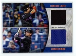 Francisco Lindor Brandon Nimmo 2025 Topps Dual Relic /99 New York Mets #MLMD2-LN - Picture 1 of 2