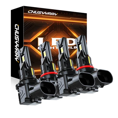 Combo de bombillas LED de haz alto bajo para Jeep Grand Cherokee 1999-2010 Foto 1 de 4