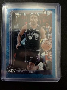 2025-26 Topps Basketball Utah Jazz Isaiah Collier Blue Sand Glitter - Bild 1 von 1