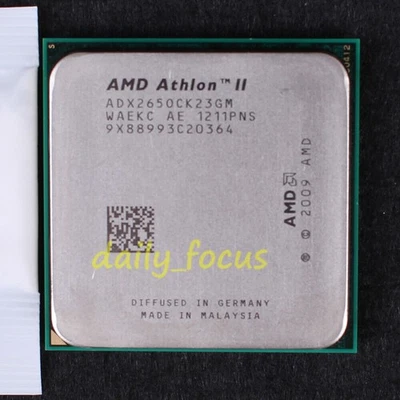 AMD Athlon II X2 265 3.3 GHz CPU Processor ADX265OCK23GM 2000 MHz Socket AM3 2MB - Image 1 of 2