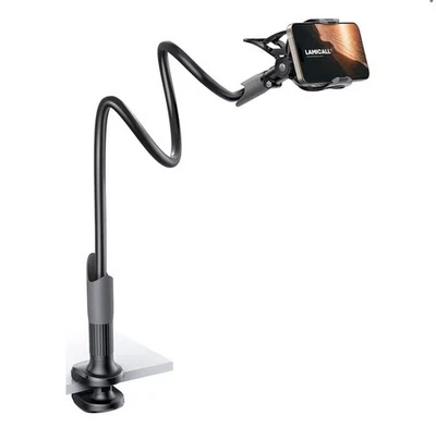 Soporte de teléfono serie cuello de cisne Lamicall aleación de memoria rotación 360 B1 Foto 1 de 4
