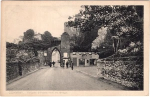 CAERNARVONSHIRE - CONWAY, PUERTA DE PEAJE ENTRADA DESDE EL PUENTE POR PAVO REAL - Imagen 1 de 2