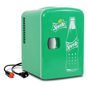 Coca-Cola 4L Cooler/Warmer 12V DC 110V AC Mini Fridge, Green - Picture 1 of 12