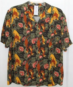 Disney The Lion King Shirt Button Up Size Medium - Picture 1 of 6