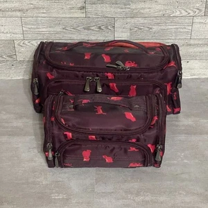 2er Set Lug Kosmetikkoffer KATZEN Trolley & Trolley Mini Reise Kosmetiktasche - Bild 1 von 21
