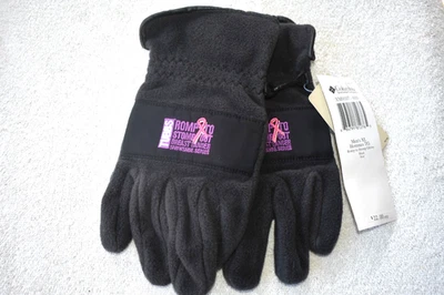 Luvas de lã masculinas Columbia Hommes TG tamanho novo com etiquetas tamanho GG preto série câncer de mama - Imagem 1 de 3
