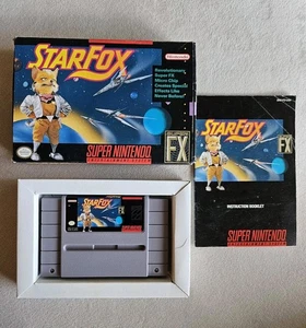 STAR FOX SNES SUPER NINTENDO COMPLETE IN BOX - Picture 1 of 13