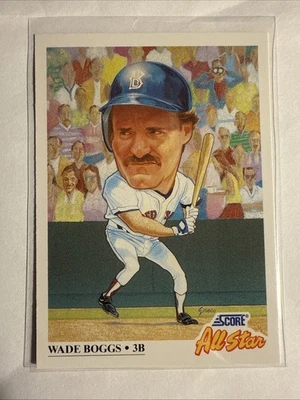 1991 Score - Wade Boggs #393 - Image 1 of 2