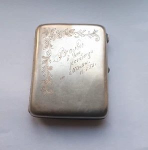Rare Vintage Cigarette Case 1958 year USSR Collectible Melchior stigma Soviet - Picture 1 of 7